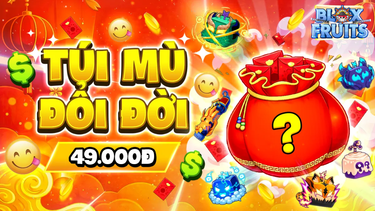 Tài khoản game: RANDUM ACC BLOX FRUIT 49K